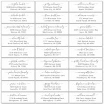 Etiqueta personalizável de etiquetas de endereço d