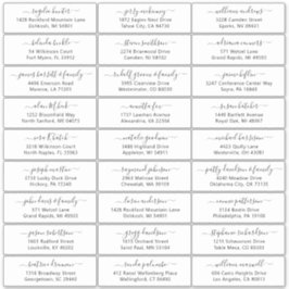 Etiqueta personalizável de etiquetas de endereço d