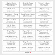 Etiqueta personalizável de etiquetas de endereço d