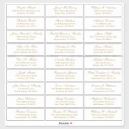 Etiqueta personalizável de etiquetas de endereço d