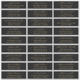 Etiqueta personalizável de etiquetas de endereço d