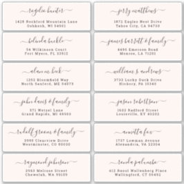 Etiqueta personalizável de etiquetas de endereço d