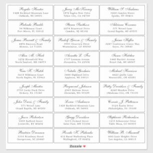 Etiqueta personalizável de etiquetas de endereço d