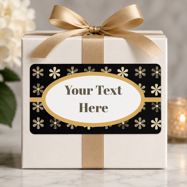 Etiqueta Personalize Seu Rótulo de Texto Aqui (Criador carregado)