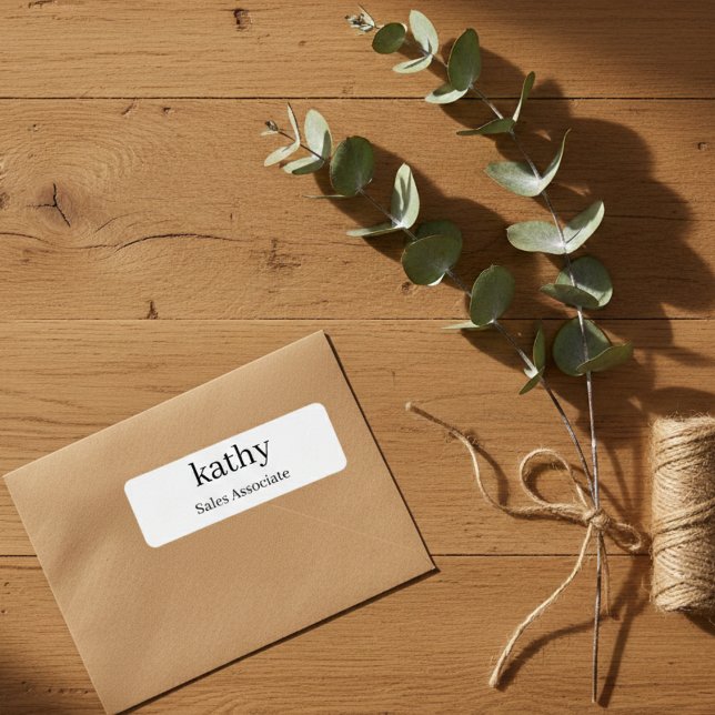 Etiqueta Personalized Return Address Sticker (Criador carregado)