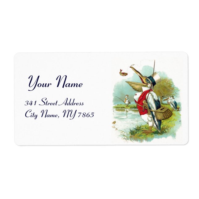 ETIQUETA PESCA PELICAN (Frente)