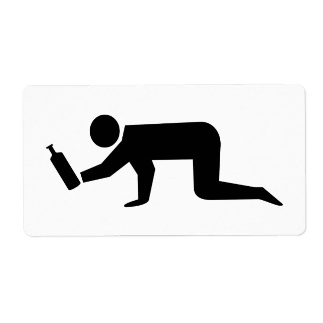 Etiqueta Pessoas Bêbadas (Frente)