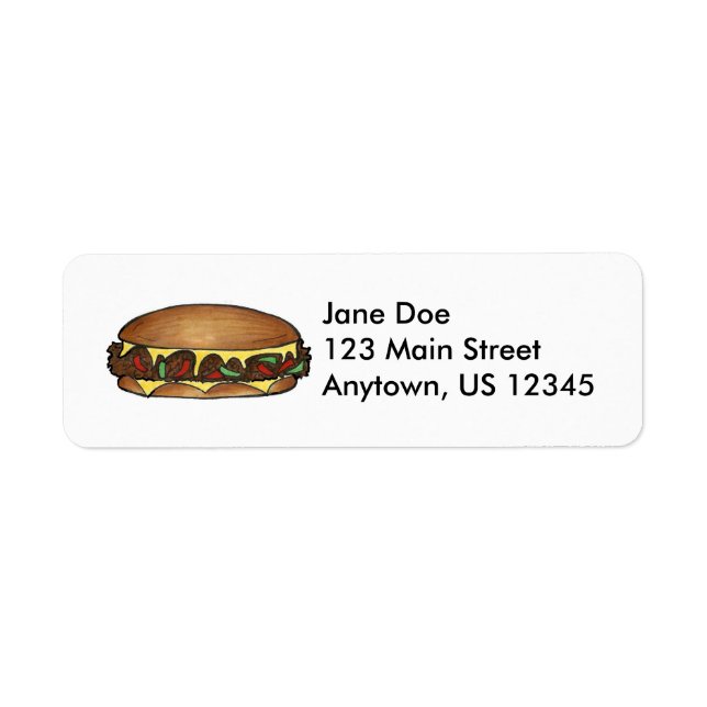 Etiqueta Philadelphia Cheese Steak Cheesesteak Label (Frente)