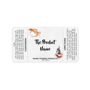 Etiqueta *~* Phoenix Hair Body Creme Face Bath Soap