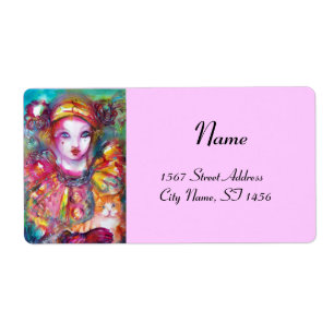 Etiqueta PIERO COM CAT 2 cor-de-rosa, amarelo