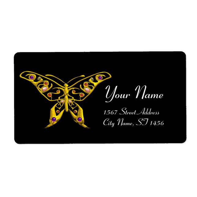 Etiqueta PILHA DE MANTEIGA HÍPICA Preta (Frente)