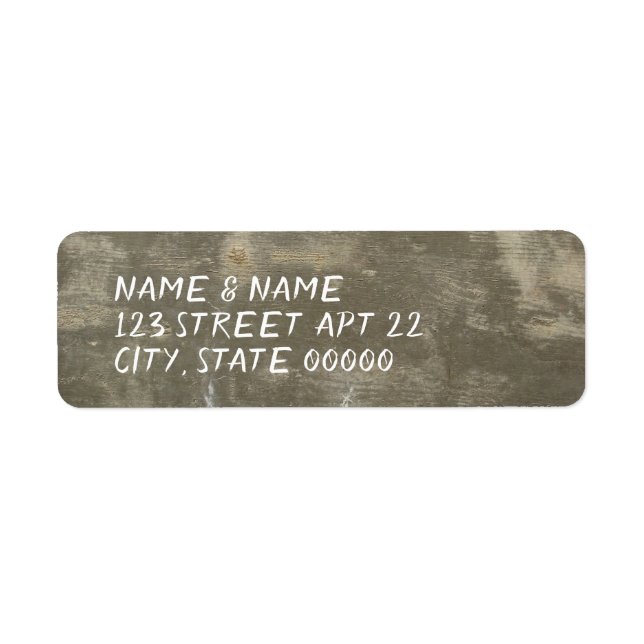 Etiqueta Pincel do grafite no Endereço Concreto (Frente)