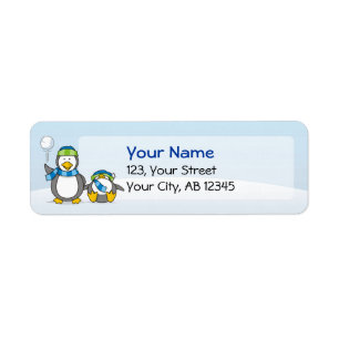 Etiqueta Pinguins de neve