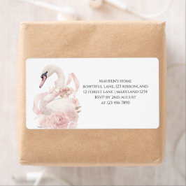 Etiqueta Pink Bow Girl Baby Shower 