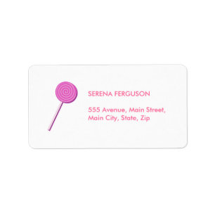 Etiqueta Pink Lollypop