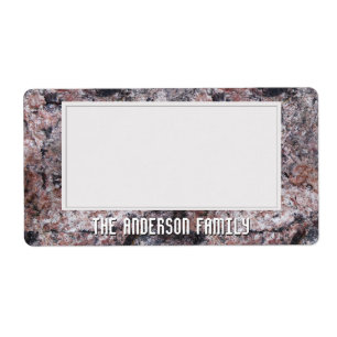 Etiqueta Pinkish do armazenamento da textura da