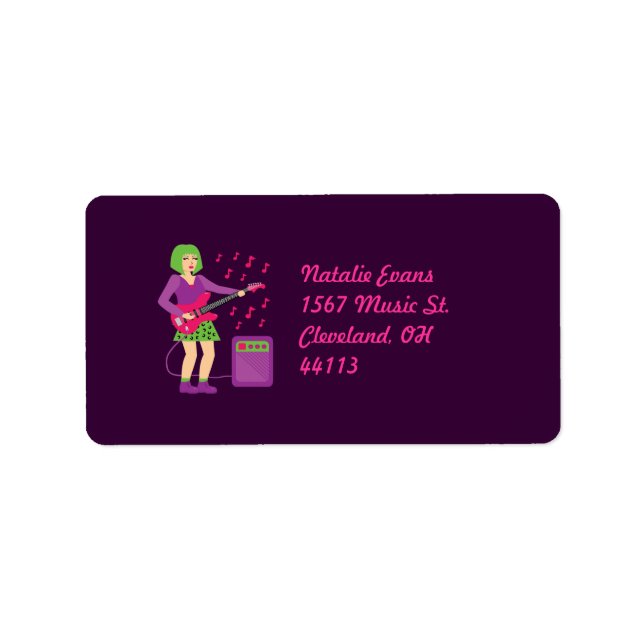 Etiqueta Pintinho Rock (Frente)