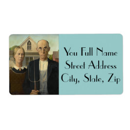 Etiqueta Pintura American Gothic