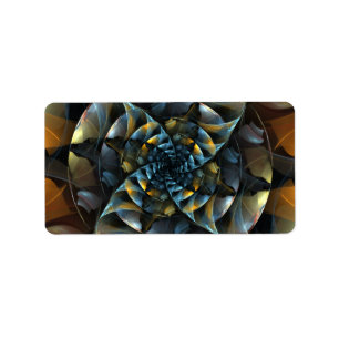 Etiqueta PinWheel Abstrato Art