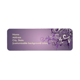 Etiqueta Pix Dezines Plum Vanilla Swirls