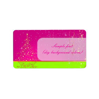 Etiqueta PixDezines Árvore de Natal Northstar/cores DIY
