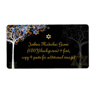 Etiqueta PixDezines tree of life/mitzvah