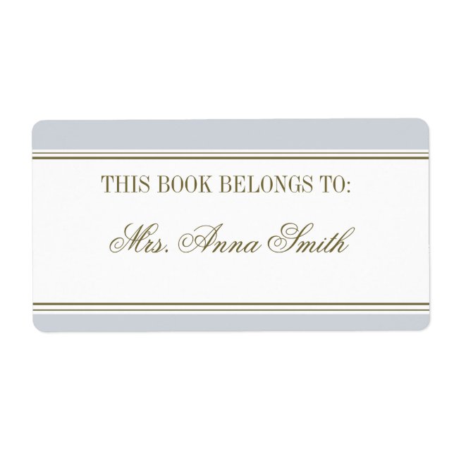 Etiqueta Placa azul francesa de distribuição simples (Frente)