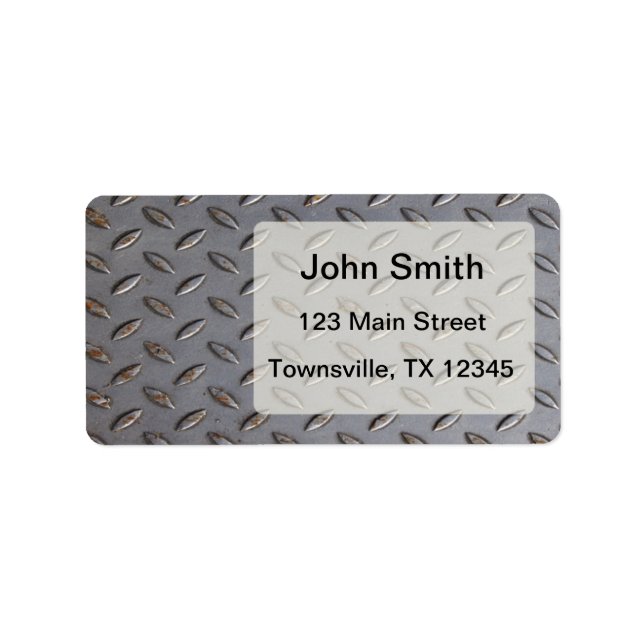 Etiqueta Placa de Piso (Frente)