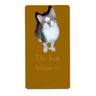 Etiqueta Placa do livro "Hemming" de Feral Kitten