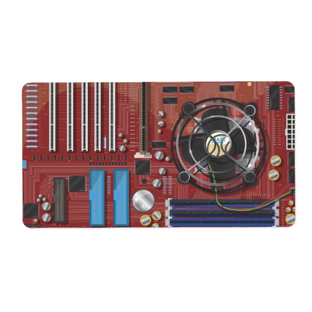 Etiqueta Placa-mãe do computador (Frente)