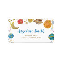 Planetas Endereço do Chá de fraldas de Espaço Exte