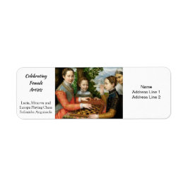 Etiqueta Playing Chess by Sofonisba Anguissola