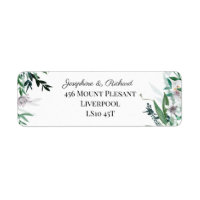 Poets Garden, Return Address Lable