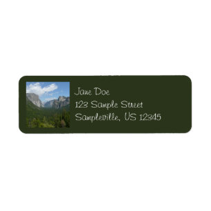 Etiqueta Ponto de Inspiração no Parque Nacional de Yosemite