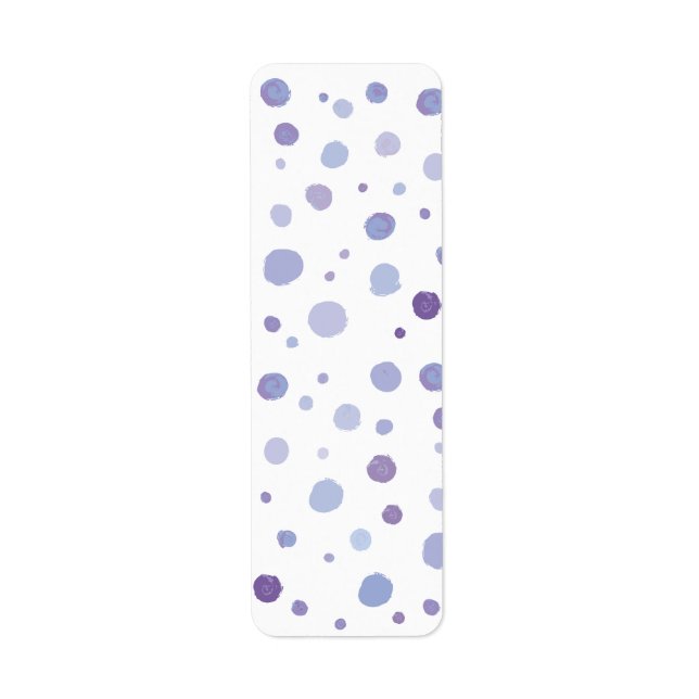 Etiqueta pontos pintados à mão (Frente)