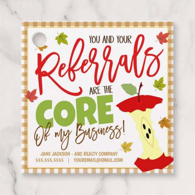 Etiqueta Pop do Realtor Apple (Frente)