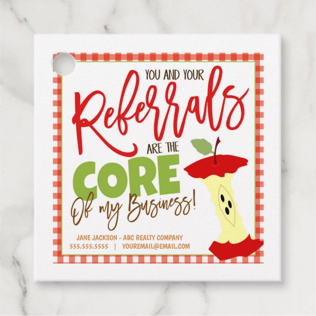 Etiqueta Pop do Realtor Apple (Frente)