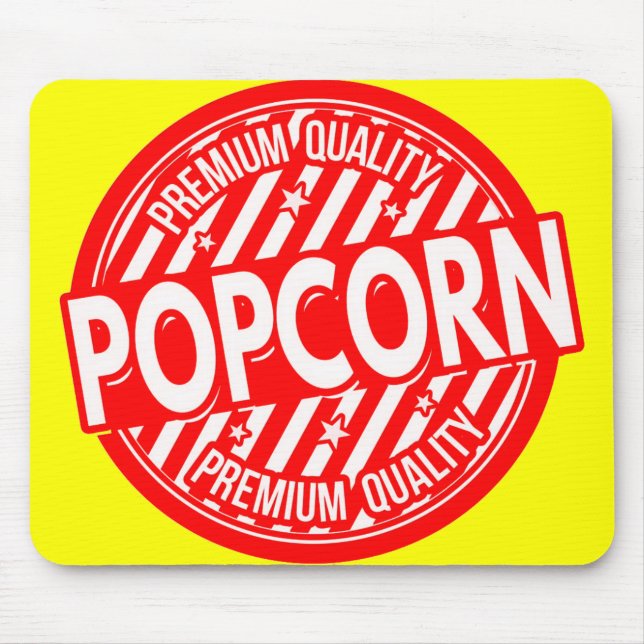 *Etiqueta POPCORN* Parte superior do Mousepad (Frente)