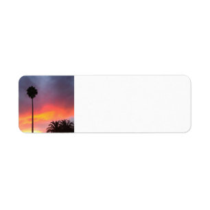 Etiqueta Por do sol Califórnia