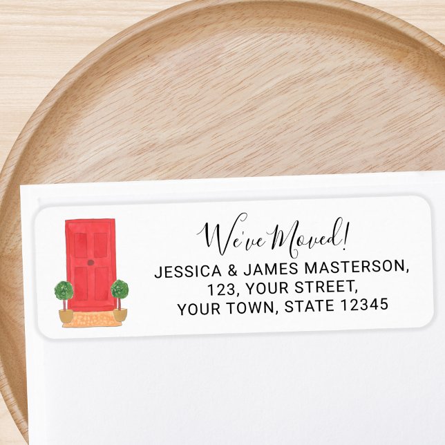 Etiqueta Porta Vermelha, movemos o endereço de devolução (Criador carregado)