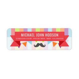 Etiqueta Poster de Circo Vintage Festa de aniversário infan