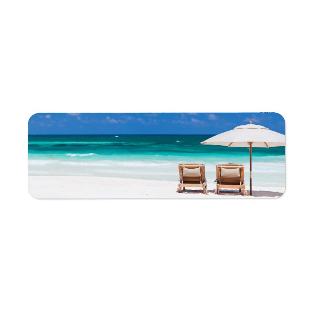 Etiqueta praia oceânica (Frente)