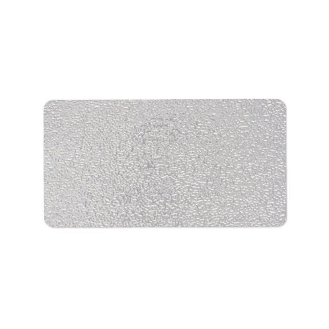 Etiqueta Prata em relevo (Frente)