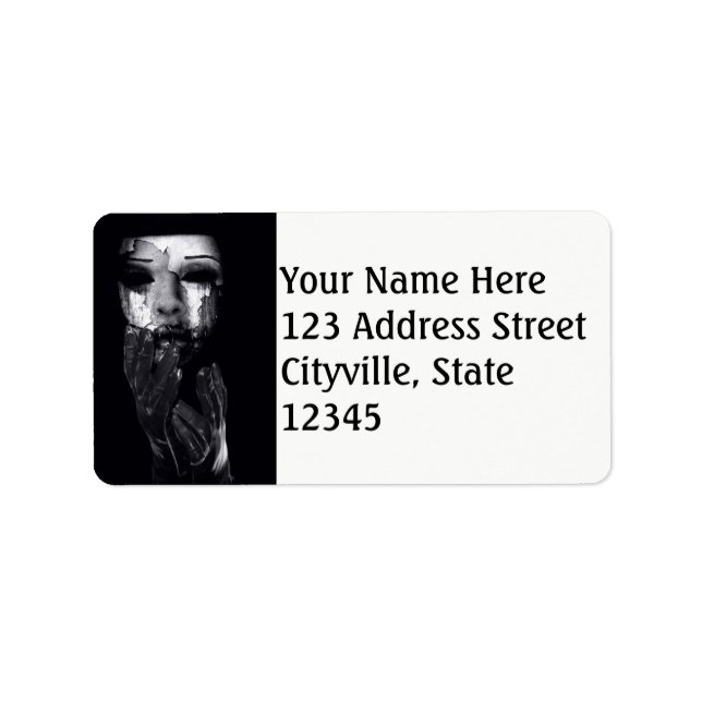 Etiqueta Preencher Minha Máscara (Frente)