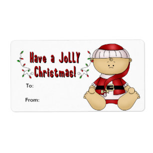 Etiqueta Presente de Natal Adesivos Tags Natal Fof