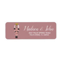 Presentes de Natal Nutcracker Rosa Aquarela