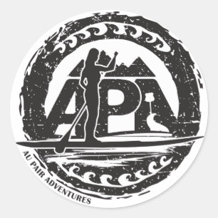 Etiqueta preta do selo