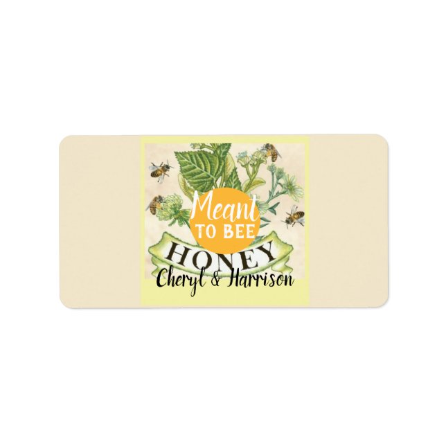 Etiqueta Pretende Ser Pote De Mel (Frente)