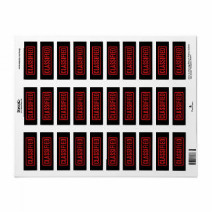 Etiqueta Preto classificado