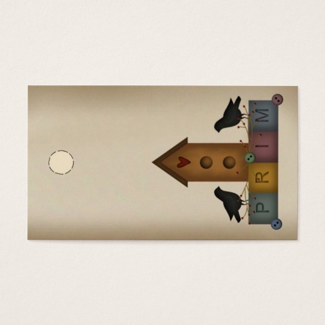 Etiqueta Prim Birdhouse Hang (Frente)